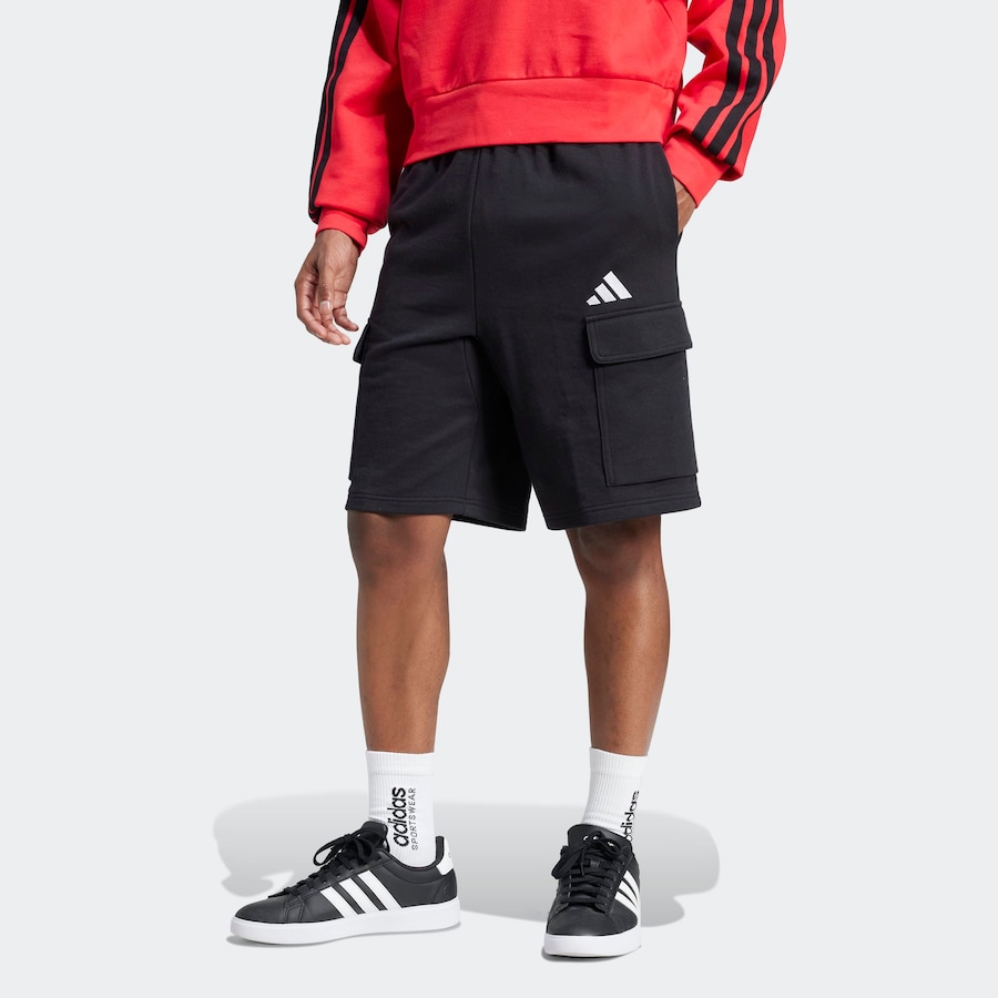 Свободные спортивные брюки ADIDAS SPORTSWEAR Feelcozy, черный — фото 2