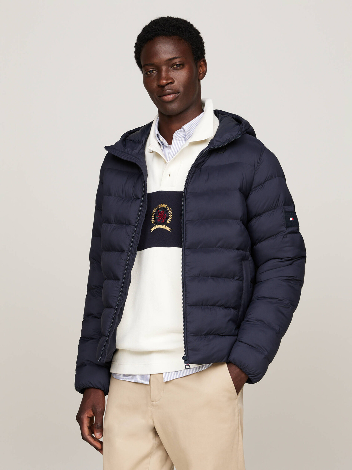 

Куртка Tommy Hilfiger Regular Fit, темно-синий