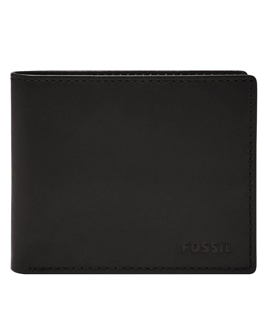 

Двойной кошелек Fossil Derrick Flip ID, черный