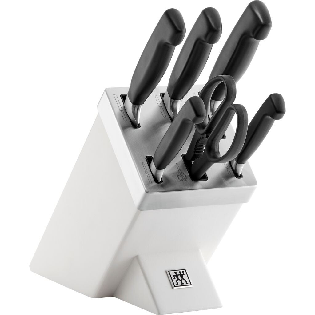 Набор ножей самозатачивающихся ZWILLING Four Star, 7 предметов, белый