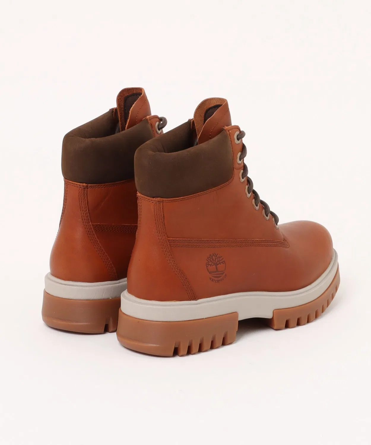 Ботинки Timberland Premium WP Boot коричневые — фото 2