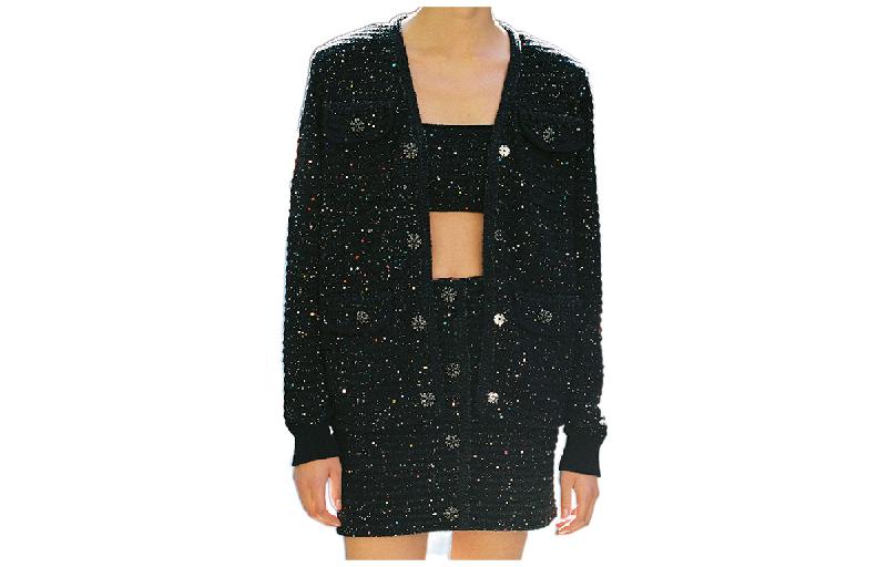 

Классическая черная юбка Casual Short от Self-portrait