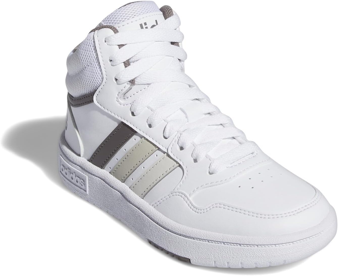 

Кроссовки adidas Kids Hoops Mid Shoes, цвет White/Orbit Grey/Putty Grey