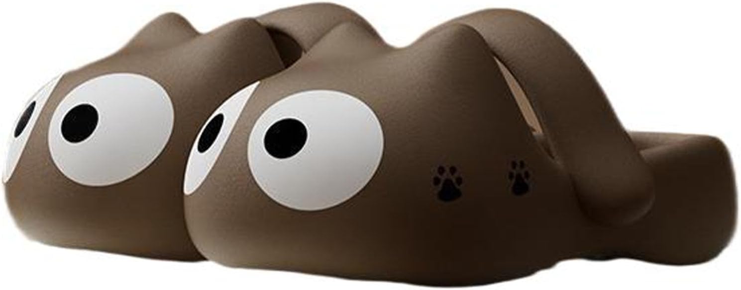 

Тапочки Zureto с большой мордочкой кошки, милые и забавные 3D тапочки с головой мультяшной кошки, домашние тапочки для женщин и мужчин, Coffee