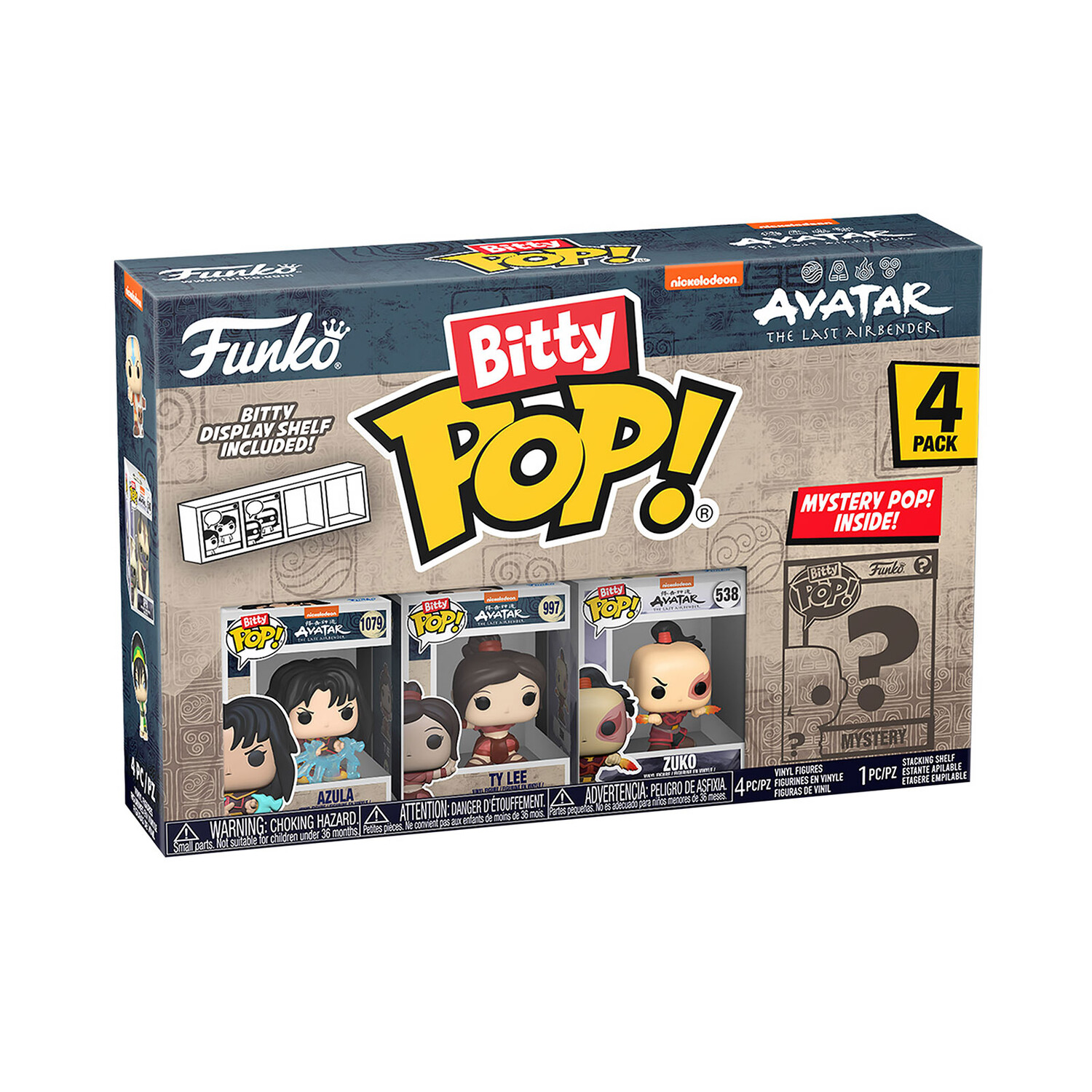

Аватар: Последний маг воздуха - набор из 4 фигурок Funko Bitty Pop, серия 2