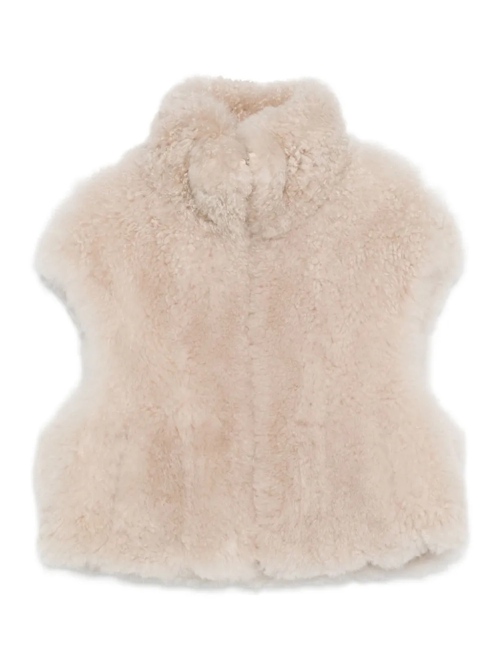 

Жилет с высоким воротником Liska, светло-бежевый