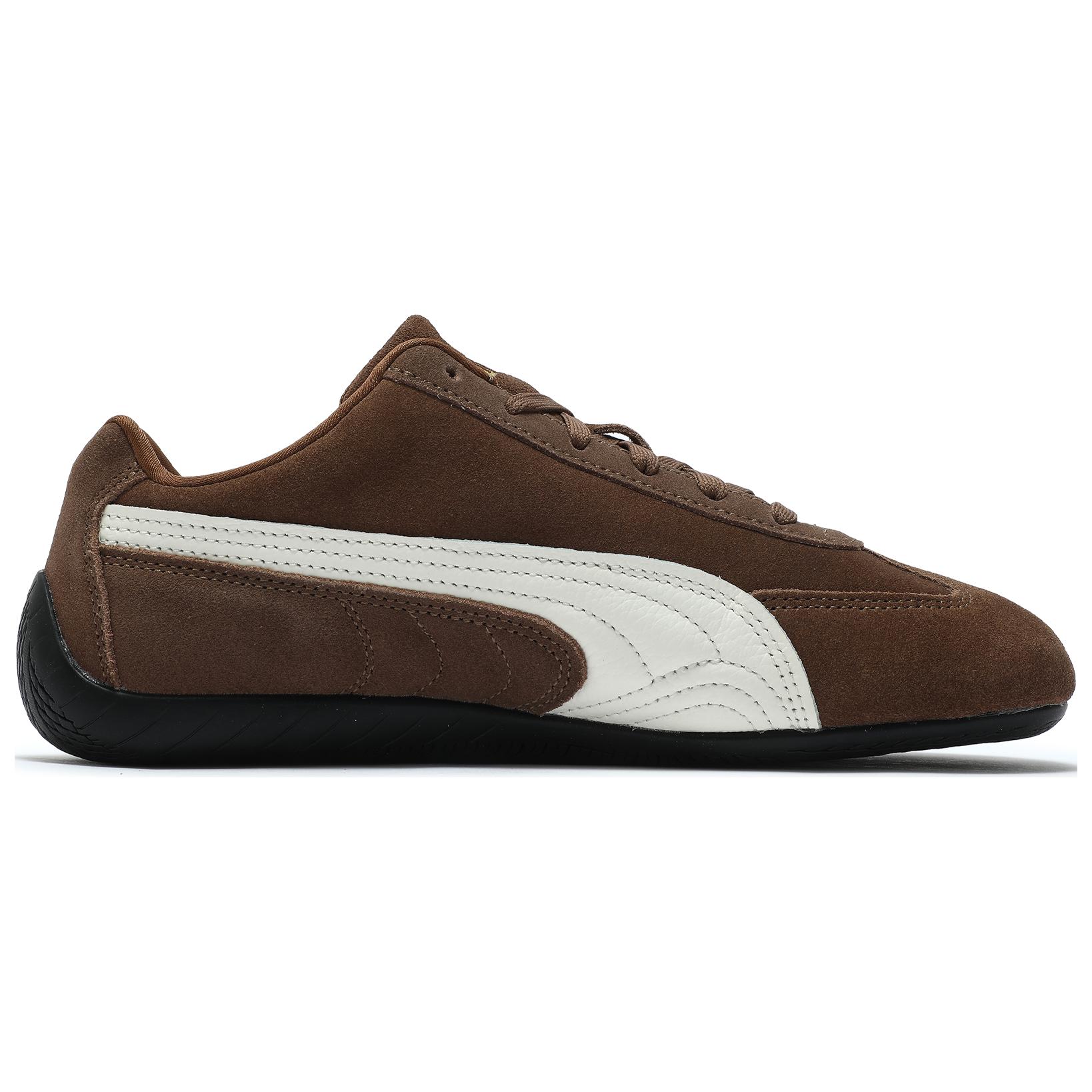 PUMA Кроссовки Speedcat Collection устойчивые к истиранию низкие повседневные унисекс темно-коричневые со шнурками, цвет Dark Brown (Shoelace) — фото 3
