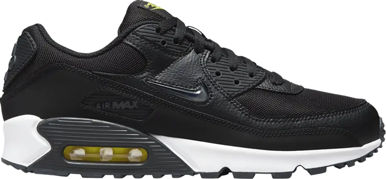 

Кроссовки Air Max 90 'Jewel - Black Opti Yellow', черный, Серый;черный, Кроссовки Air Max 90 'Jewel - Black Opti Yellow', черный