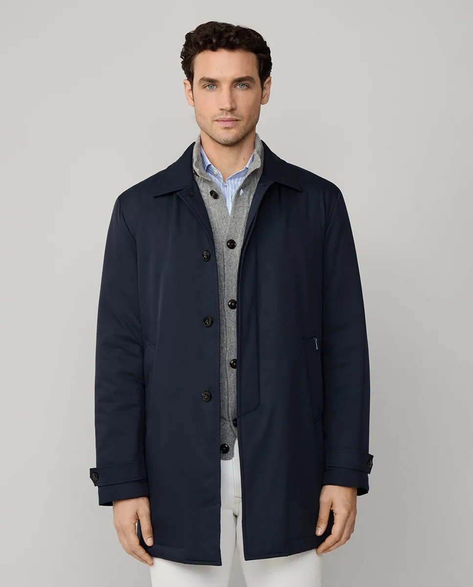 

Мужское стеганое пальто с пуговицами Façonnable, синий