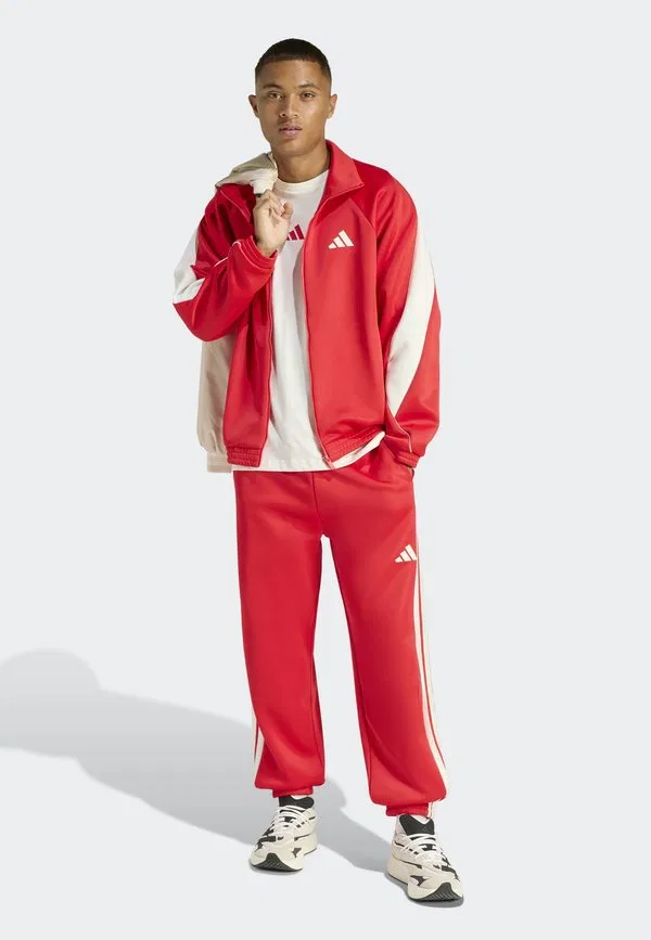 Спортивные штаны для стадиона Adidas Sportswear, Pure Ruby Off White — фото 2