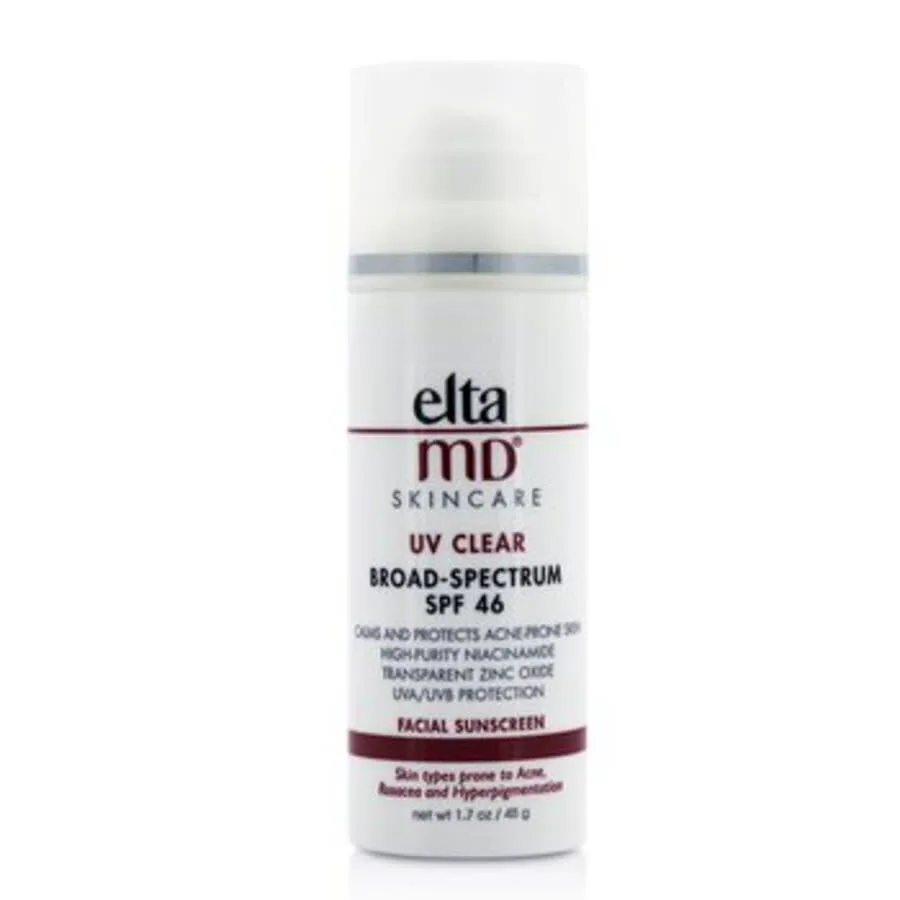 EltaMD Женский солнцезащитный крем для лица UV Clear SPF 46 1,7 унции Для типов кожи, склонных к акне, розацеа и гиперпигментации Уход за кожей 390205025008 — фото 2