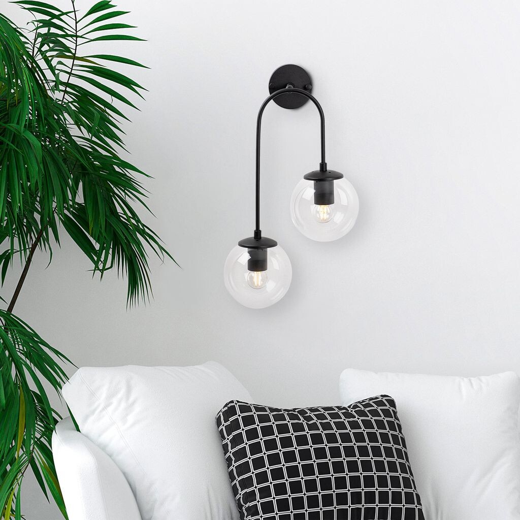 

Opviq, Jewel- Jewel FLG, черный, настенные светильники, 30 x 24 см, металлический корпус