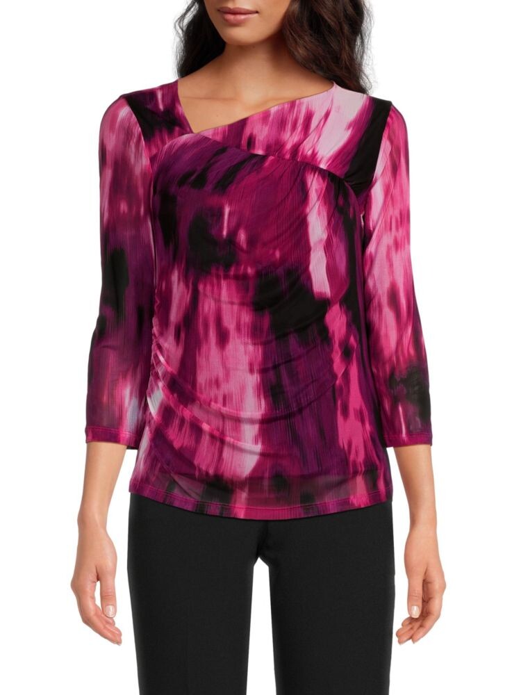 

Асимметричный топ Calvin Klein, цвет Black Aubergine