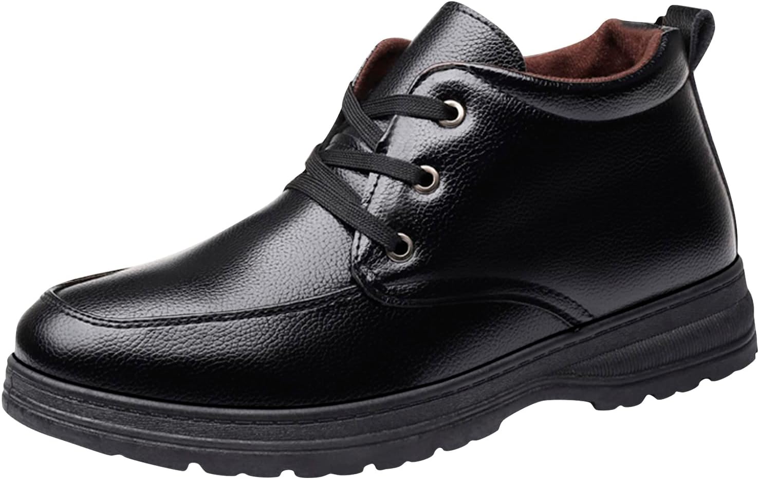 

Мужские кроссовки повседневные высокие хлопковые кроссовки для пожилых людей хлопковые кроссовки для стариков кожаные хлопковые кроссовки мужские повседневные кожаные кроссовки Generic, черный