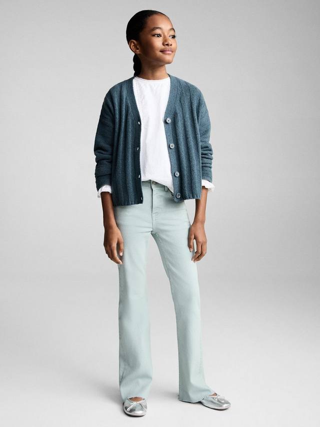 

Детские расклешенные джинсы Mango, Aqua