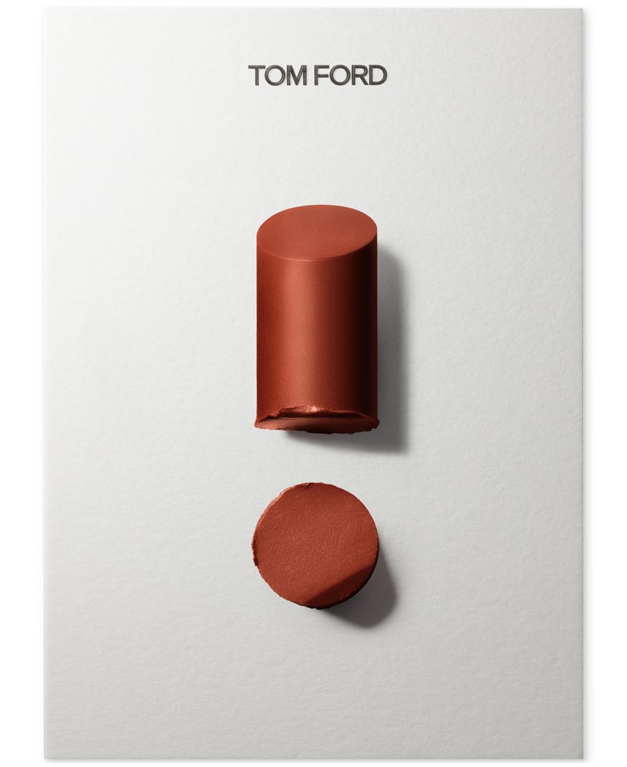 Тонкая, блестящая помада Tom Ford, цвет first look - nude brown with red undertones — фото 3