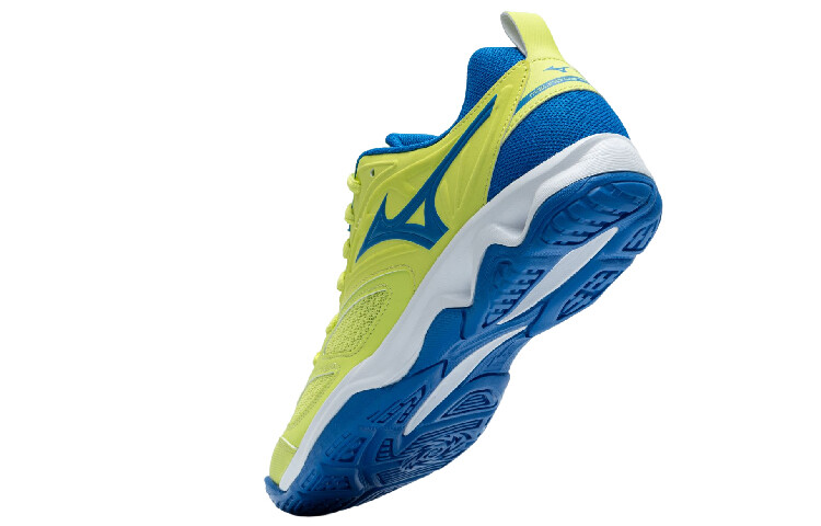 Кроссовки Mizuno для тренировок унисекс, Deep Royal Blue/Sail/Vintage Green — фото 3