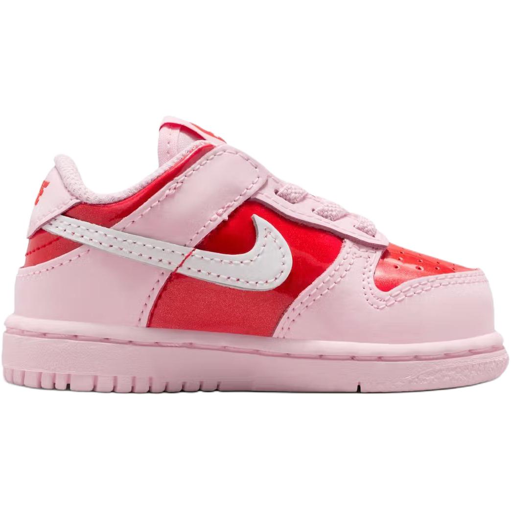 Nike Детские низкие кроссовки Dunk, розовые, для младенцев и малышей — фото 3