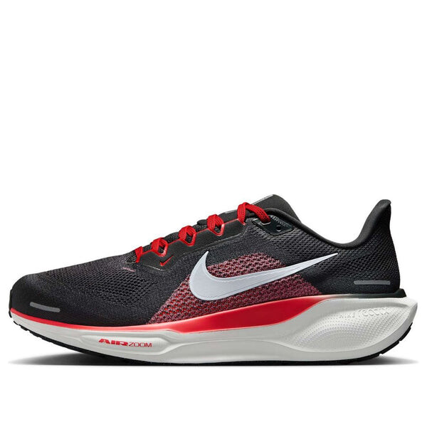 

Кроссовки air zoom pegasus 41 extra wide 'black red white' Nike, черный