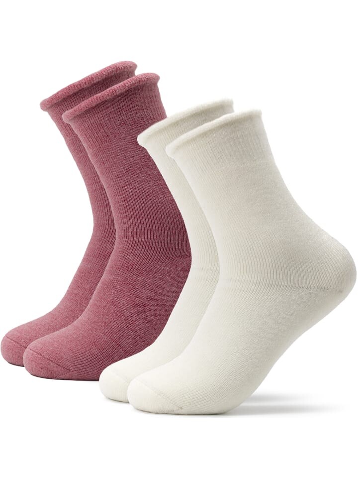 

Носки Occulto 2er Pack Warme Kuschelsocken Elsa, цвет Pink-Creme