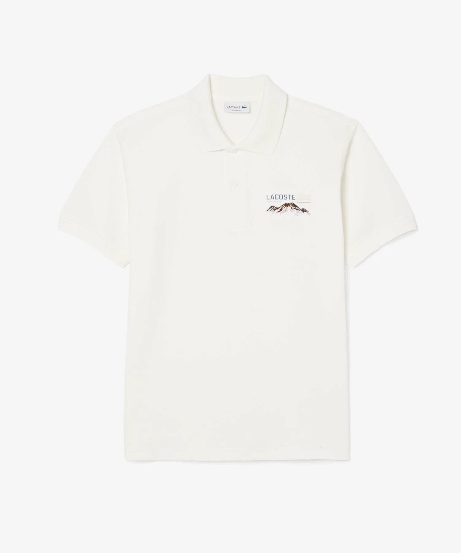 Рубашка-поло LACOSTE Mountain Stitch, Белая