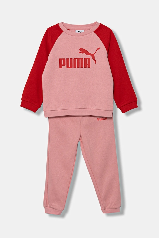 

Детский спортивный костюм MINICATS ESS Raglan Crew Set FL INF Puma, розовый