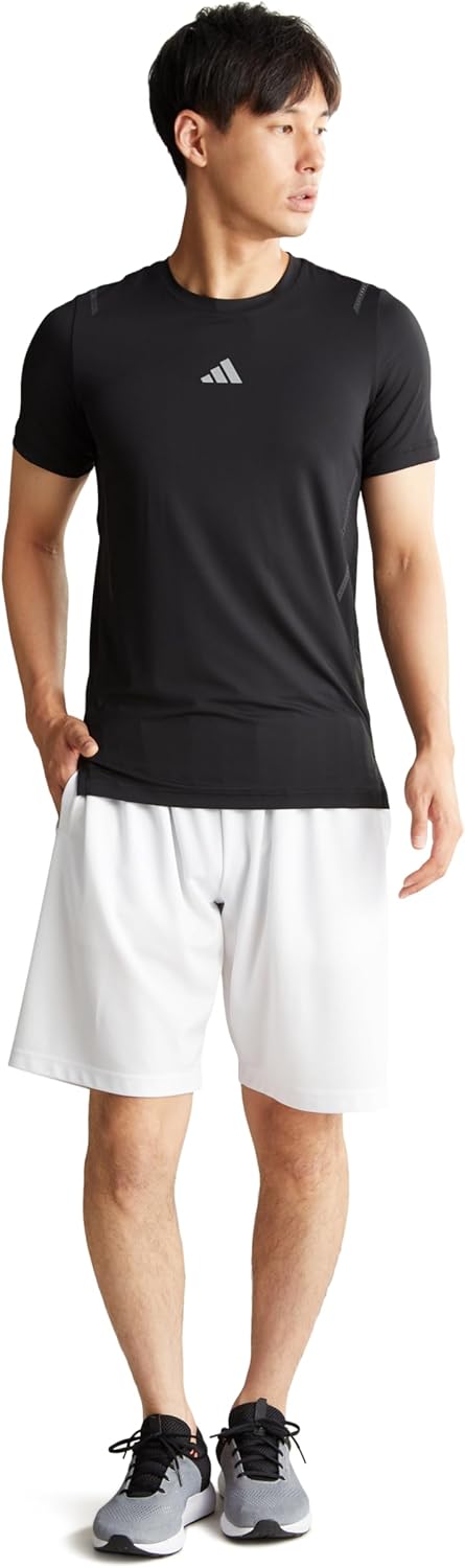 Мужская футболка с коротким рукавом Cool Feel JTF00 Adidas, черный — фото 3
