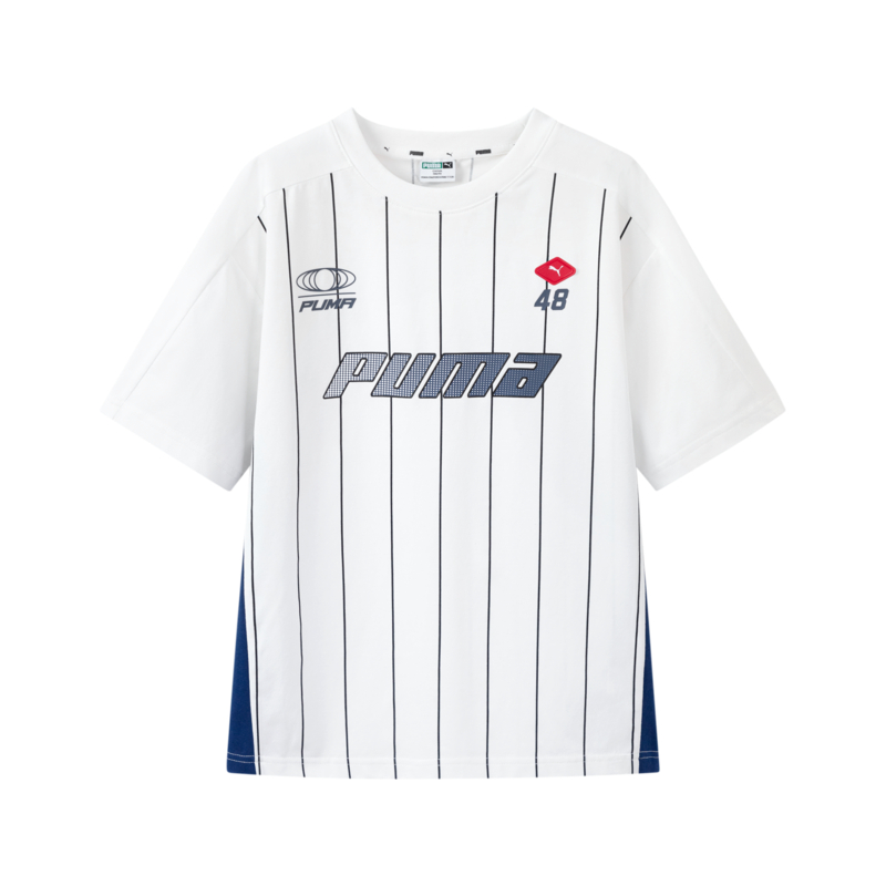 

PUMA Футболка Sportstyle Series SS25 White Blue Tone 00318 детская, Белый, PUMA Футболка Sportstyle Series SS25 White Blue Tone 00318 детская