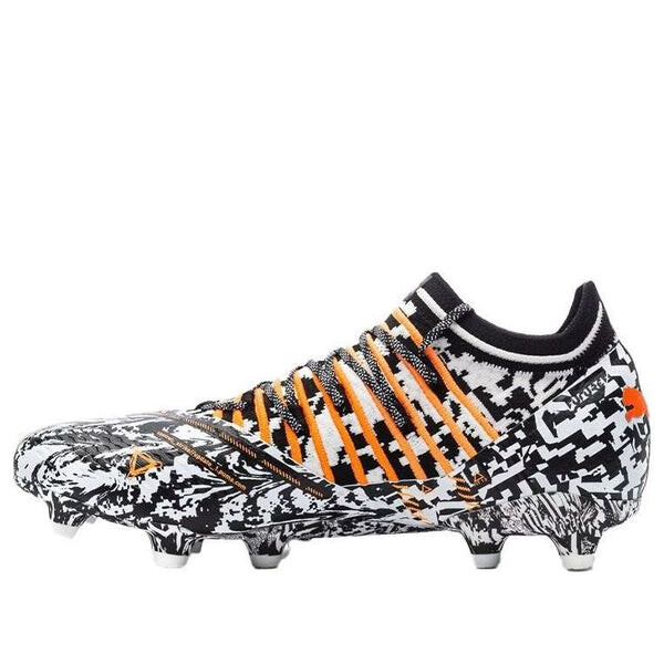 

Кроссовки future z 1.3 teaser fg ag 'white black neon citrus' Puma, белый