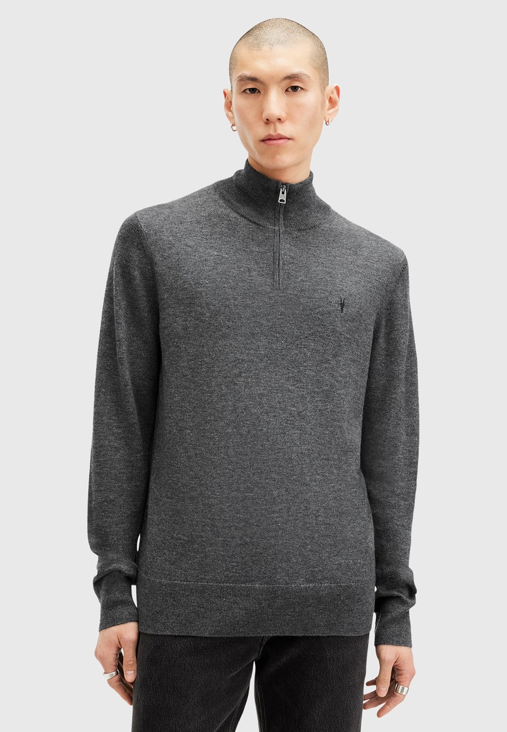 

Джемпер KILBURN AllSaints, темно-серый