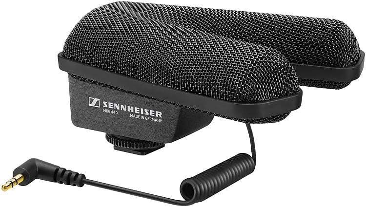 

Микрофон-пушка Sennheiser MKE-440 Stereo Shotgun Microphone
