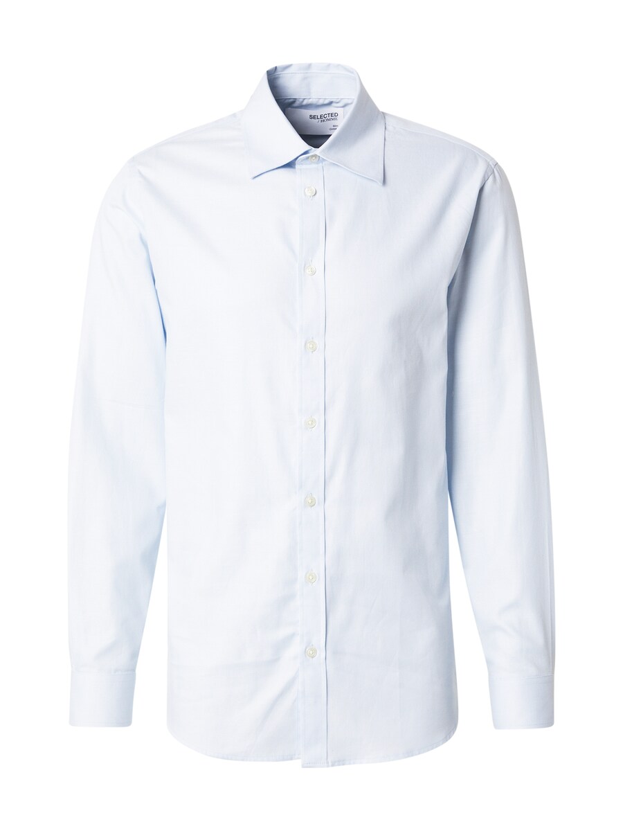 

Рубашка Slim Fit на пуговицах SELECTED SLHETHAN, светло-голубой