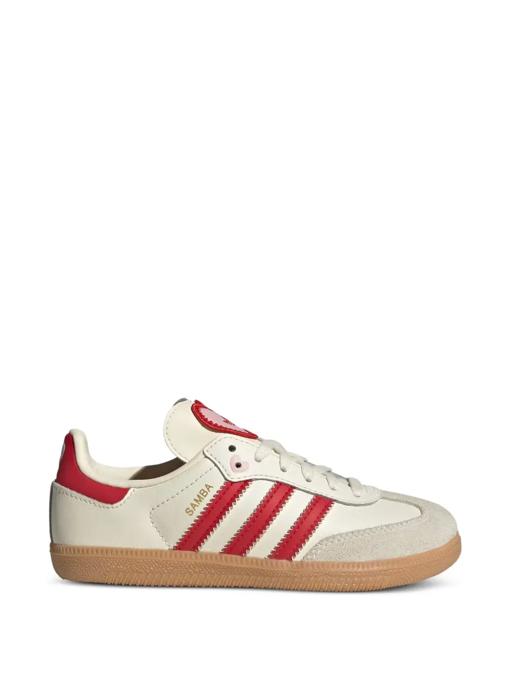 Кроссовки Samba og с сердечным мотивом Adidas, нейтральный — фото 2