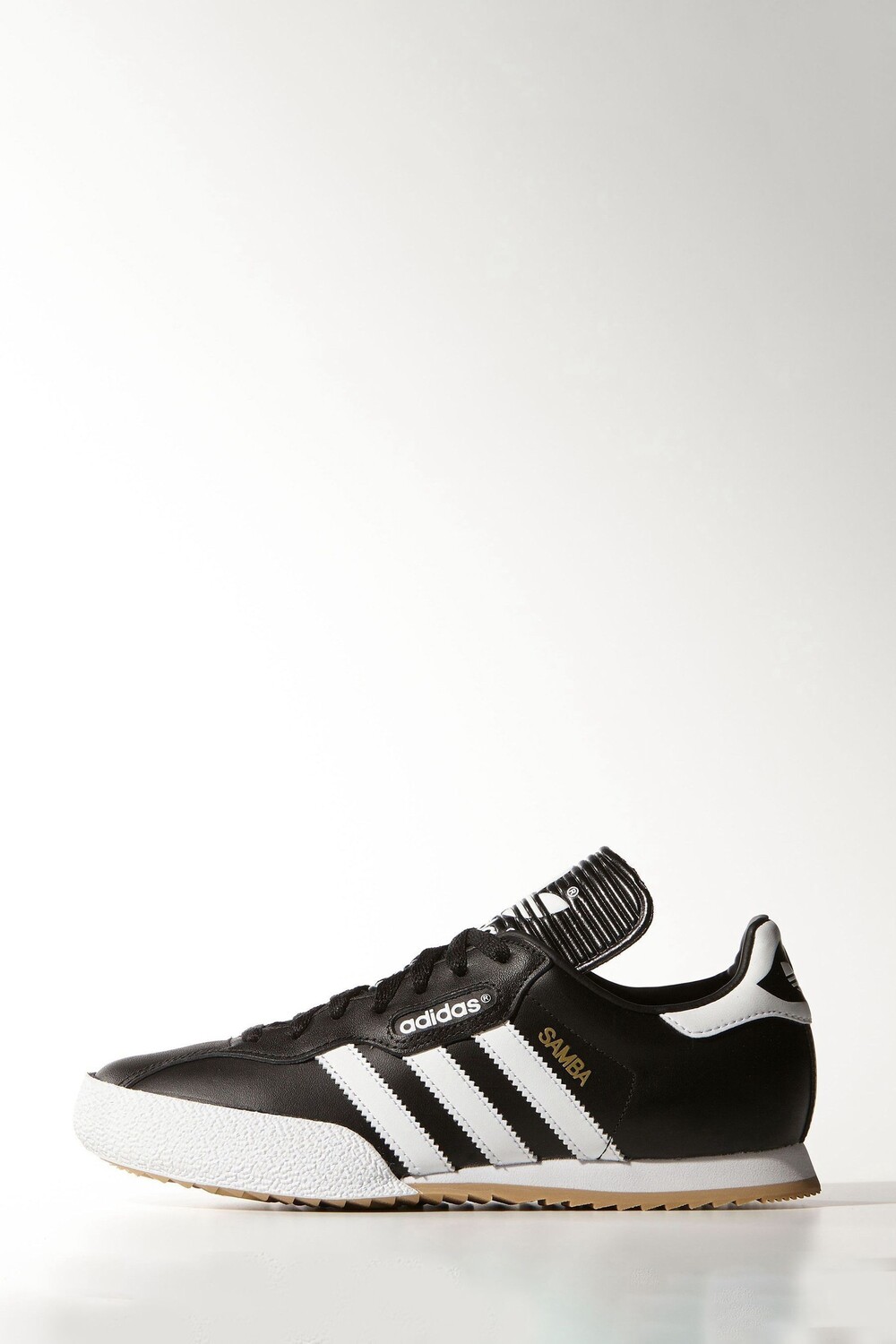 Белые замшевые спортивные кроссовки самба кроссовки Adidas Originals, черный — фото 2