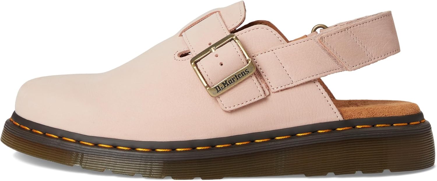 Мужские мюли Dr. Martens Jorge II из замши, Powder Pink — фото 4
