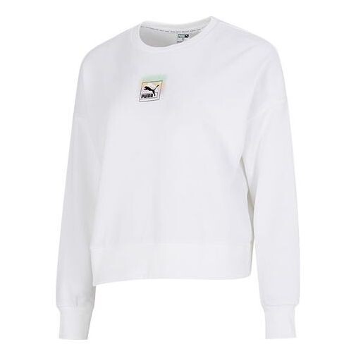 

Свитер love sweatshirt 'white' Puma, белый
