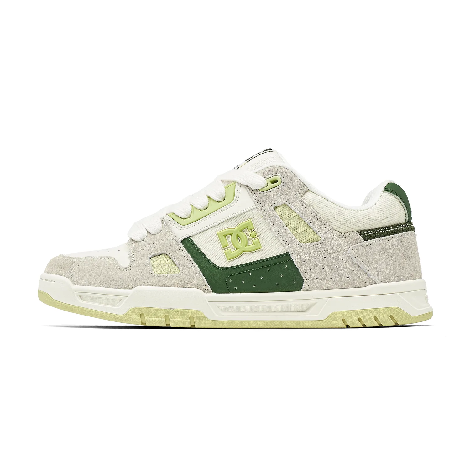 Кроссовки для скейтбординга STAG Cow Split Leather низкие мужские DCSHOES, Jiao Yan Yellow[Standard, True to Size, True to Size] — фото 3