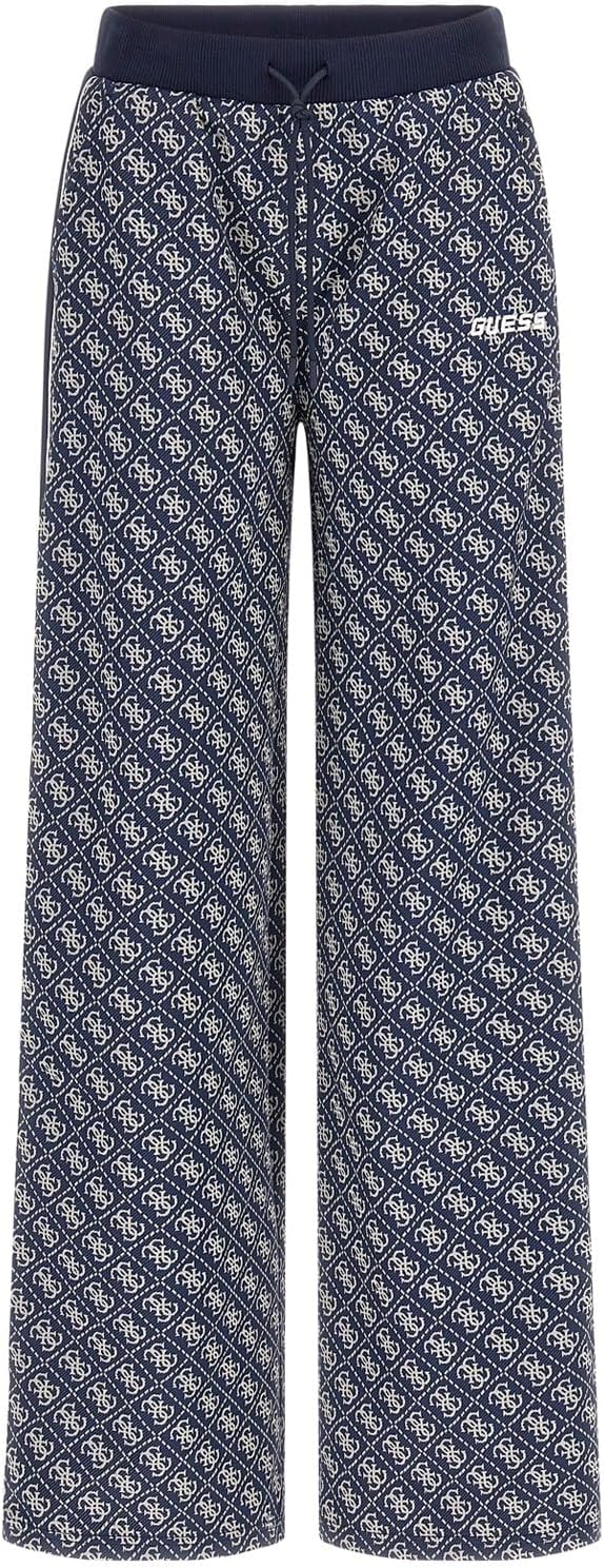 

GUESS Женские брюки Sarah 4g Logo Straight Long, 4G Rhombus Ocean Jacquard