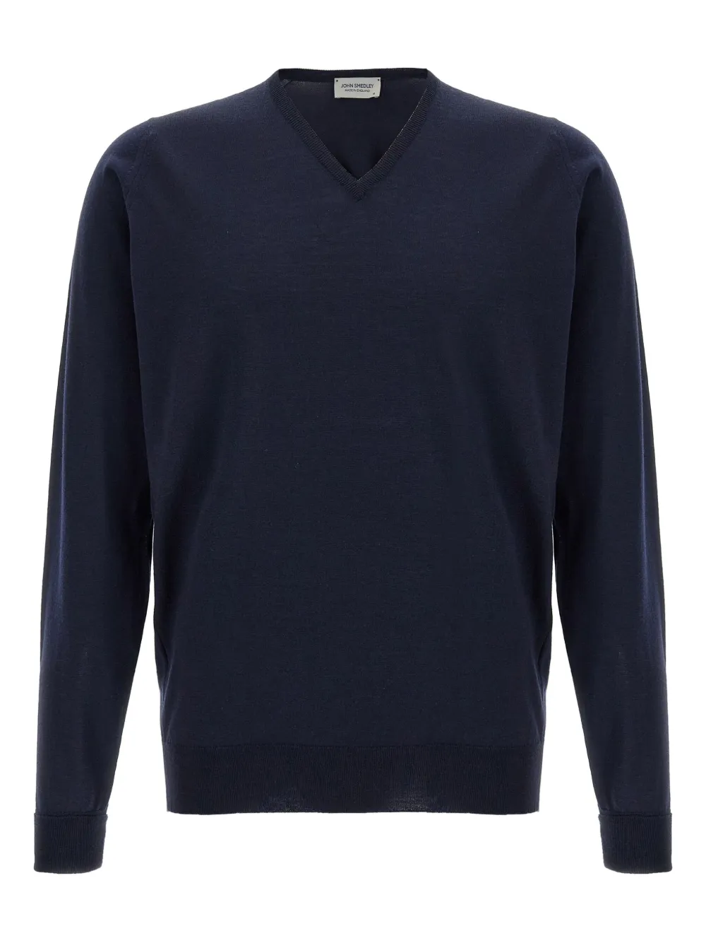

Свитер с V-образным вырезом John Smedley, синий