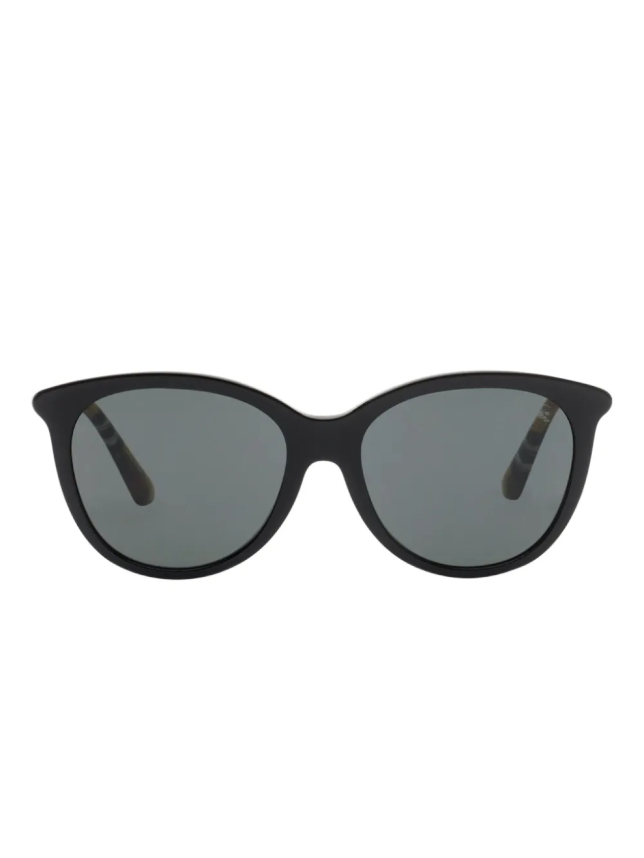 

Burberry Eyewear Tubular Check солнцезащитные очки, черный
