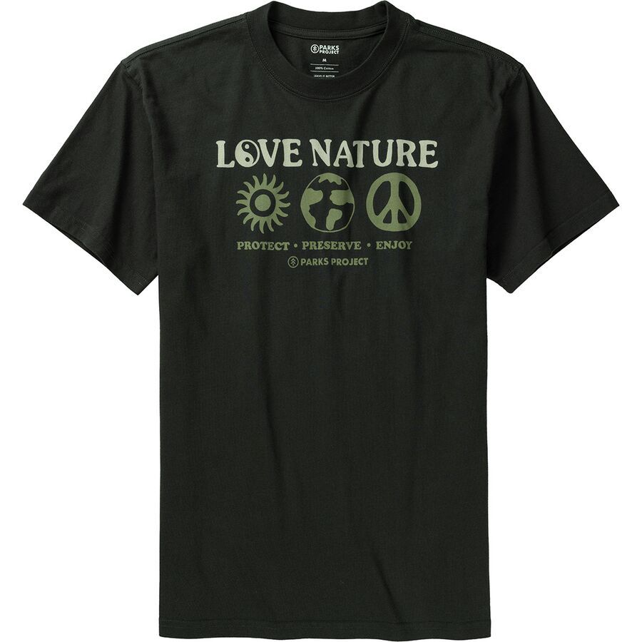 

Футболка Parks Project Love Nature Parks Project, Vintage Black, Черный, Футболка Parks Project Love Nature Parks Project, Vintage Black