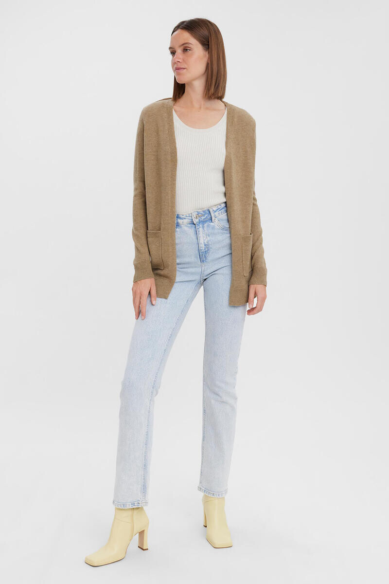

Базовый вязаный кардиган. Vero Moda, коричневый