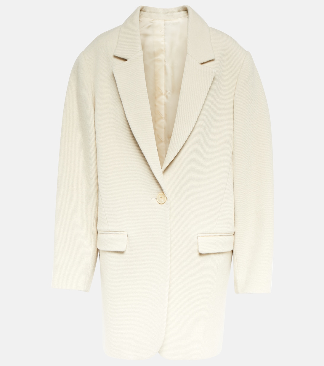 

Пальто из шерсти и хлопка Jilinka Isabel Marant, экрю