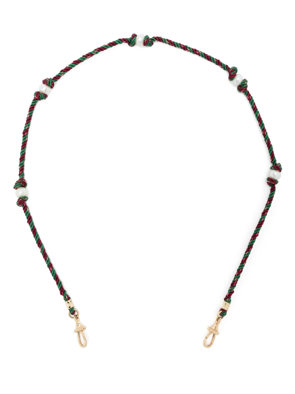 

Плетеное колье Mauli Silky из желтого золота Marie Lichtenberg, золотой