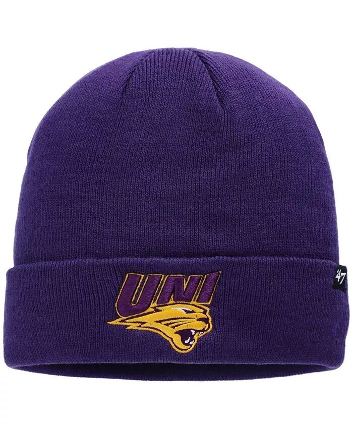 

Мужская фиолетовая вязаная шапка Northern Iowa Panthers Raised Cuffed Knit '47 Brand