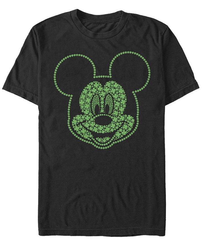 

Мужская футболка с короткими рукавами и круглым вырезом Mickey Shamrocks Fifth Sun, черный