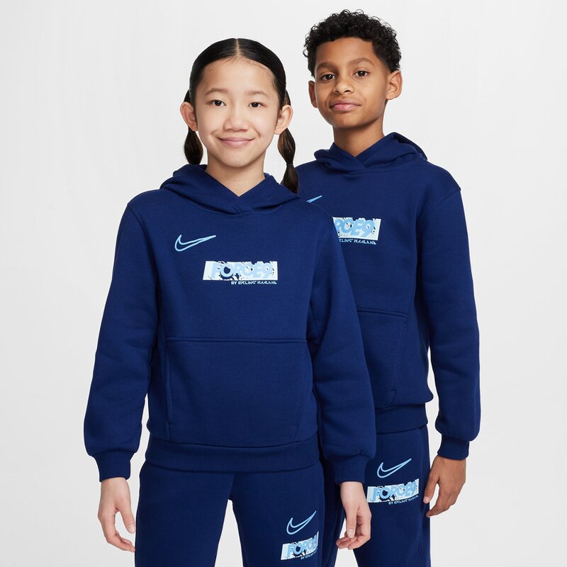 

Толстовка с капюшоном из флиса клуба Erling Haaland Nike, мультиколор