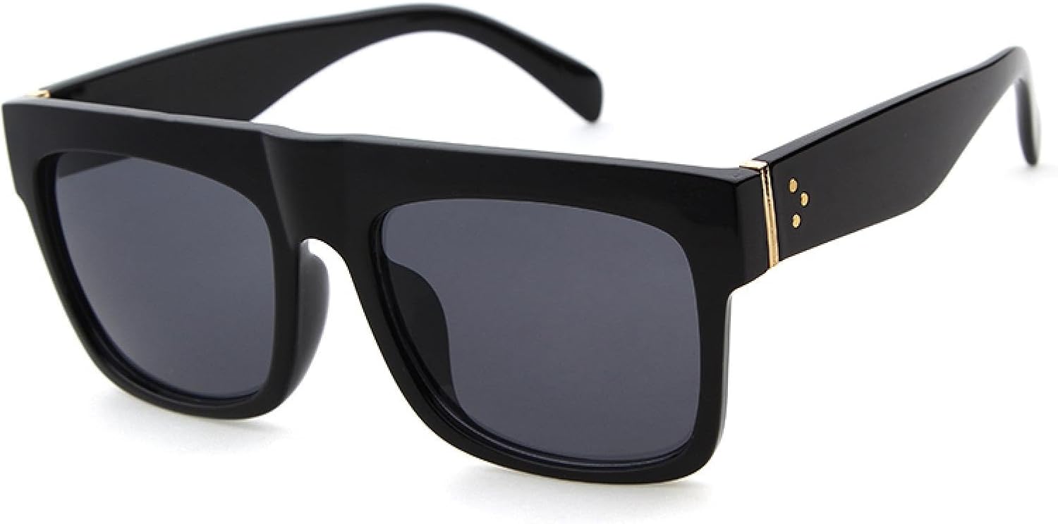 

Винтажные солнцезащитные очки с плоской верхней частью для женщин и мужчин, в оправе «тотоиселл», квадратные, с защитой от УФ-излучения UV400 и градиентным рассеиванием света WNCKSQ, C2