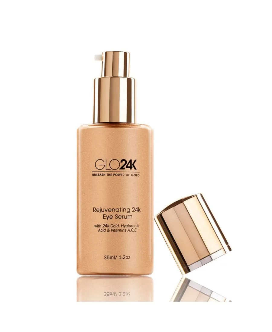 GLO24K Омолаживающий крем и сыворотка для глаз с 24-каратным золотом — фото 3