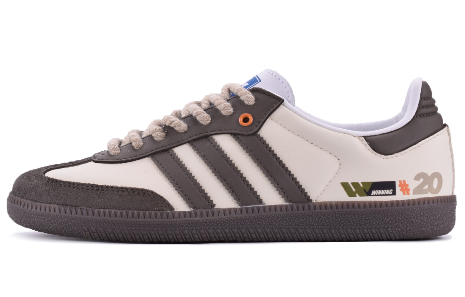 

Кеды, SAMBA OG Обувь для скейтборда Унисекс Низкие Бежево-коричневый Adidas Originals